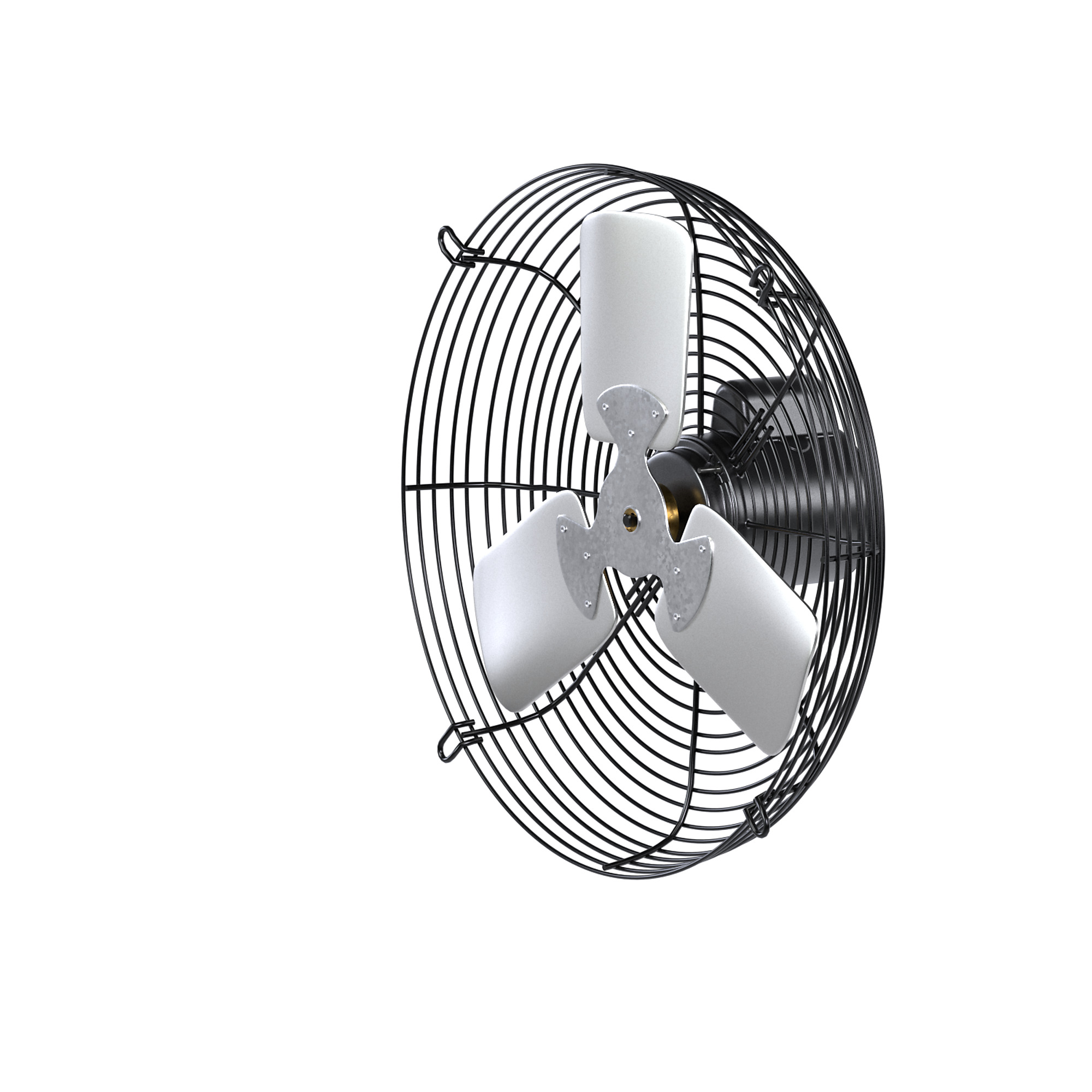 Hessaire 20NS4V180  20” wall mounted utility exhaust fan, 3700 CFM, Variable Speed Capable, 115v